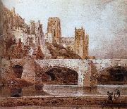 Thomas Girtin durham cathedral and bridge oil on canvas